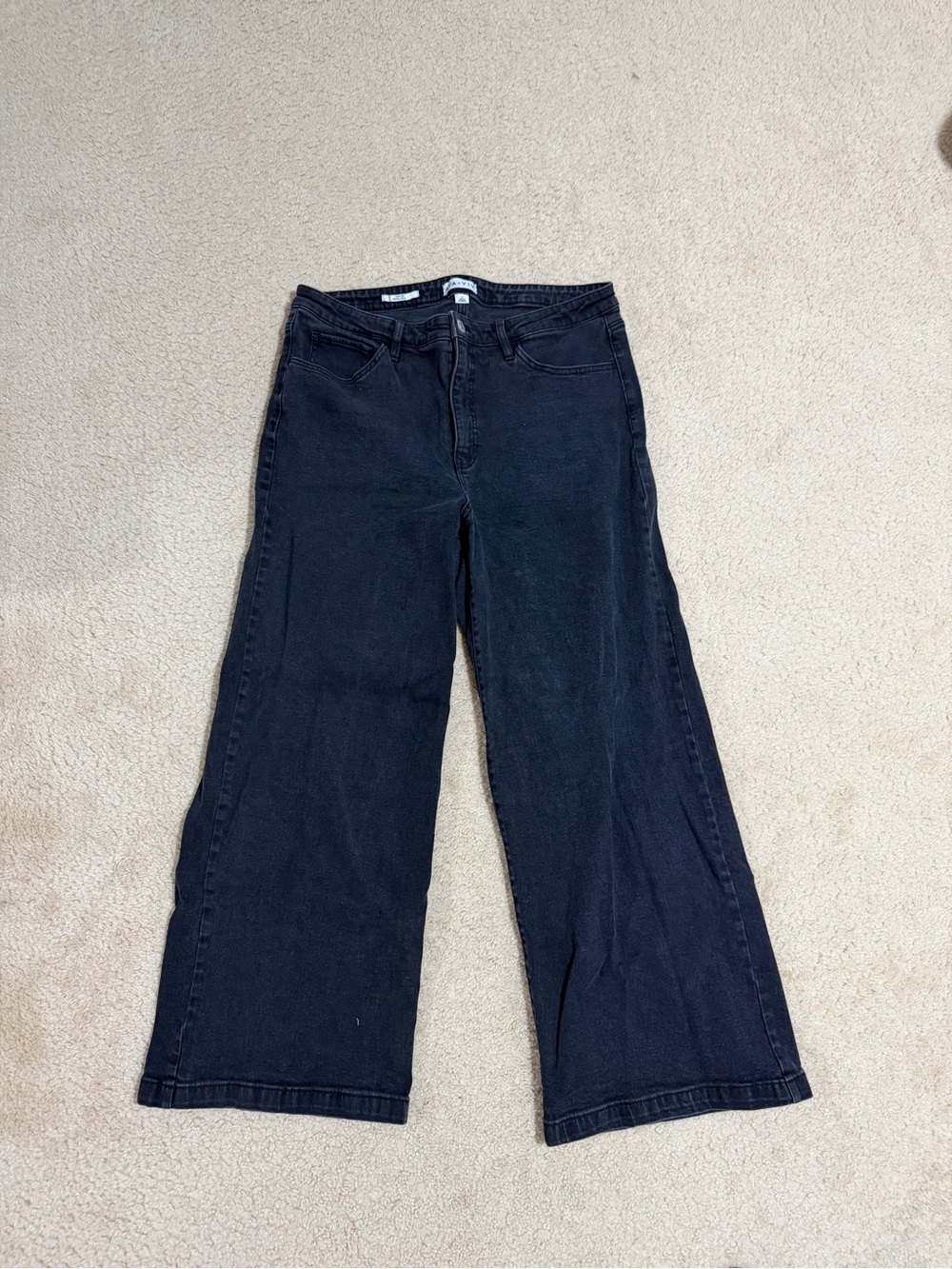 Ava & Viv Black Wide-Leg Women’s Jeans